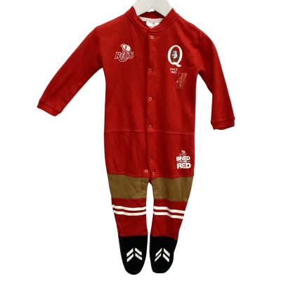  Reds Official Merchandise  Size 12-18m Jumpsuit Red 