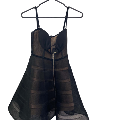 LEXI Womens  Size 10 Cocktail Dress Black  