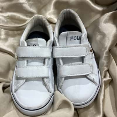 Polo Ralph Lauren Kids  Size 7 Shoes White 