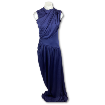 Sierra Darien Cocktail Dress - Navy Size M
