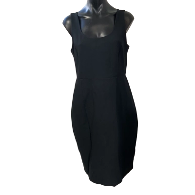 Dannii Minogue Womens  Size 14 Midi Dress Black  