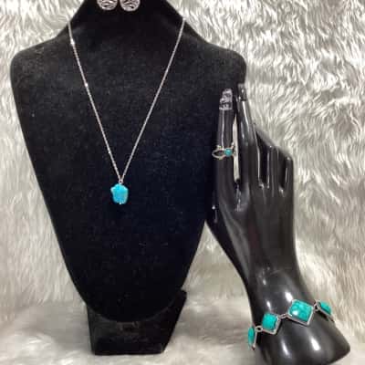  Womens Bracelet / Earrings / Necklace / Ring Blue / Other 