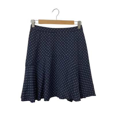 Alannah Hill Womens  Size 8 A-Line Skirt Navy Blue 