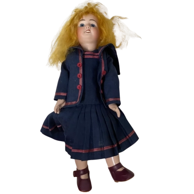 Vintage Bisque Head Doll 