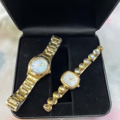 Vintage Gold Plated Watches with ‘JAG’. Working 