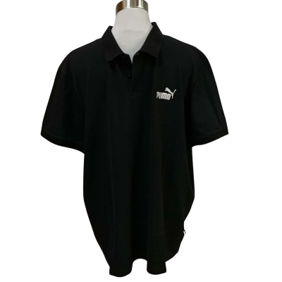 Puma Mens  Size XXL Polo Shirt Black  