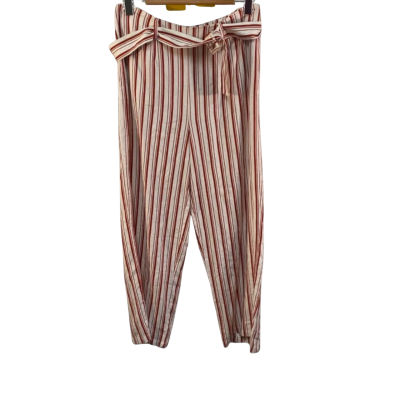 BNWT Piper Womens  Size 12 Striped Pants W/ Belt