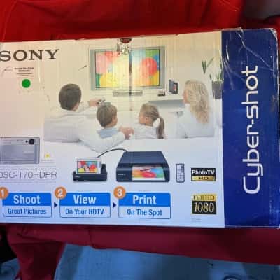 Sony Cyber-shot DSC-T70HDPR Digital Camera & Printer Bundle - Boxed Set