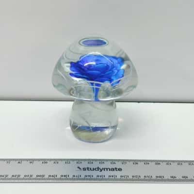 Blown Glass Mushroom Toadstool