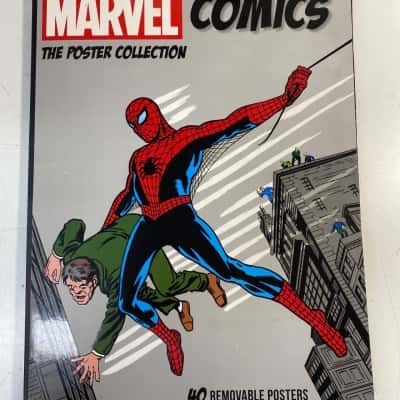MARVEL COMICS THE POSTER COLLECTION 40 REMOVABLE POSTERS 12" X 16"