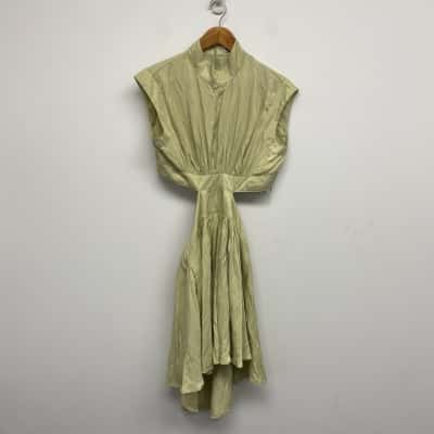 YH & Co Sage Beatrice Cut Out Mini Dress Size 12 