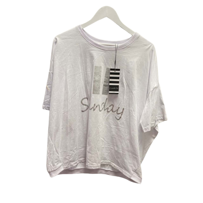 Clarity Womens  Size XL T-shirts White 