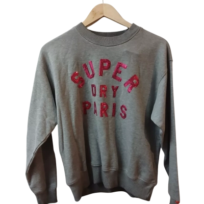 Superdry Womens  Size S Jumper Grey 