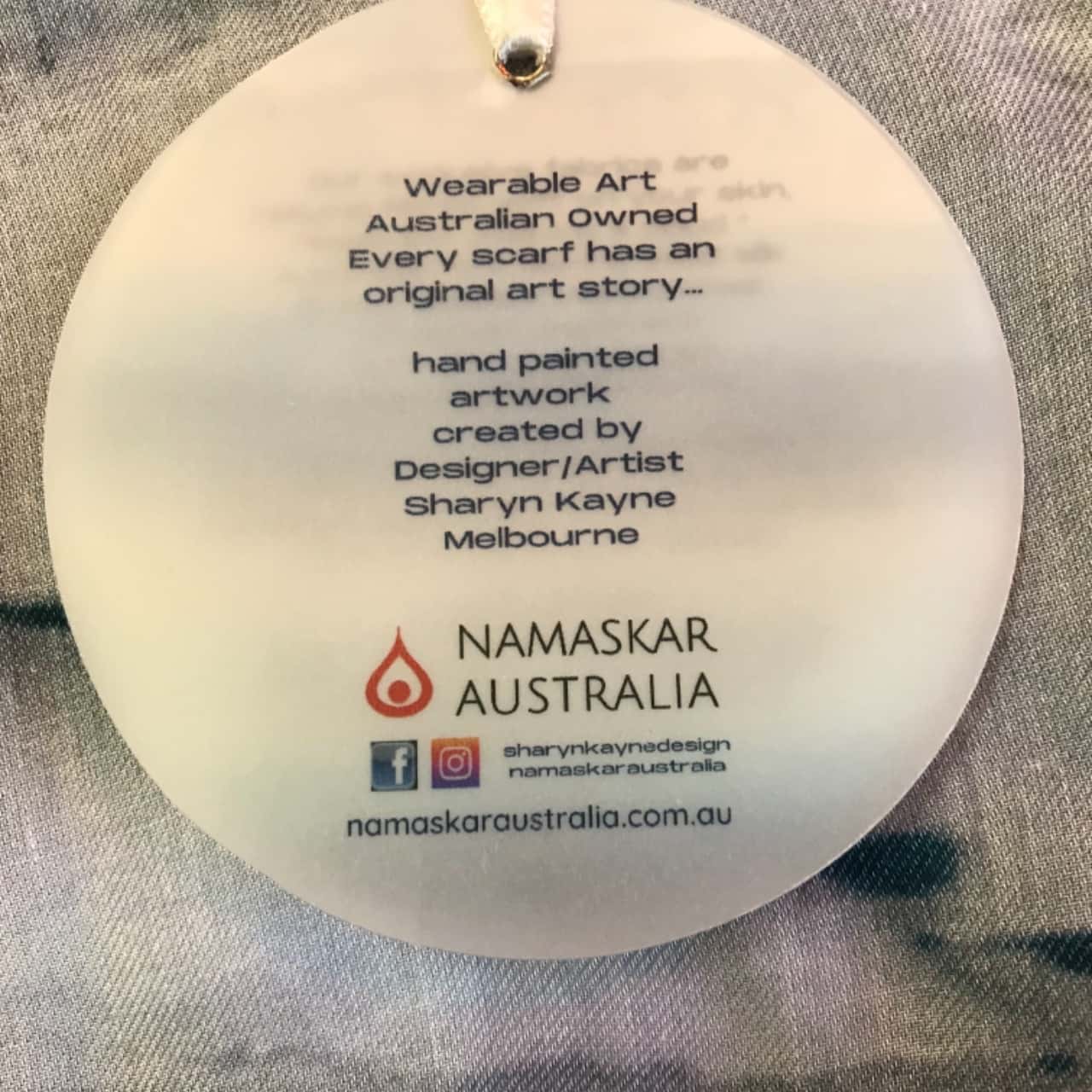 Namaskar Wearable Art Womens Size One Size Blue / Pattern Kimono(s)