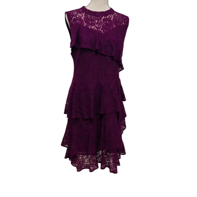 Divine Avenue Womens  Size 16 Party Dress / Sleeveless Dress  Maroon 