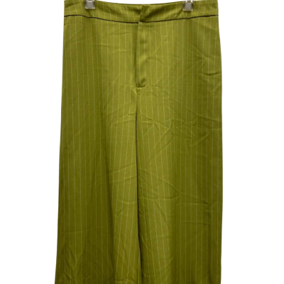 Morning Mist Size 14 Wide Leg Pants Green / Striped 