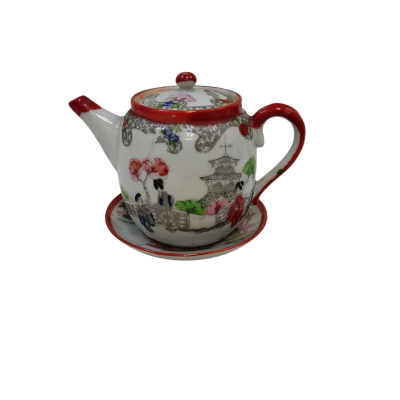 Japanese Teapot & Saucer