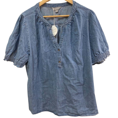 BNWT Suzanne Grae Size 18 Blue Denim Top