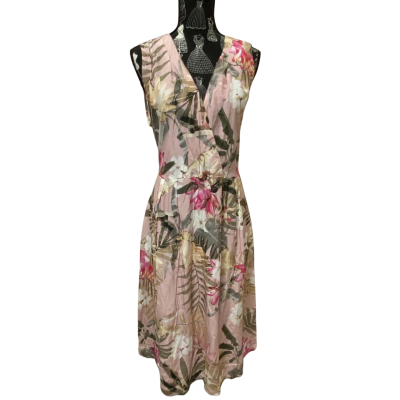Picnic Womens  Size 14 Midi Dress Floral / Pink  BNWT
