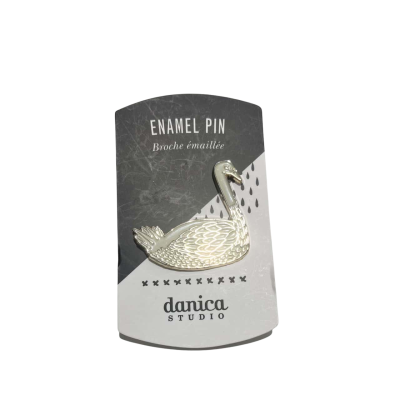 Danica Pin Womens Brooch Cream 