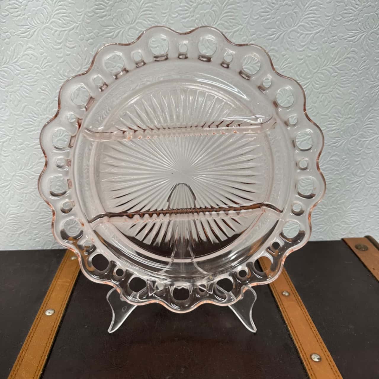 1930’s Pink Depression Glass Serving Tray(s)