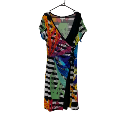 Joseph Ribkoff Women's Short Sleeve Dress - Multicoloured - Size 18 