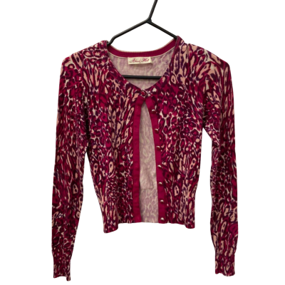 Alannah Hill Womens  Size 6 Cardigan Button up Multicoloured 