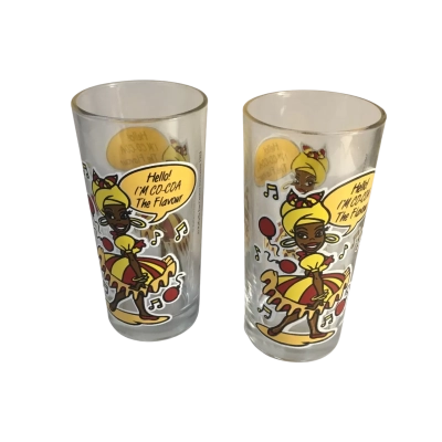 Vintage Nutella Glasses 1993