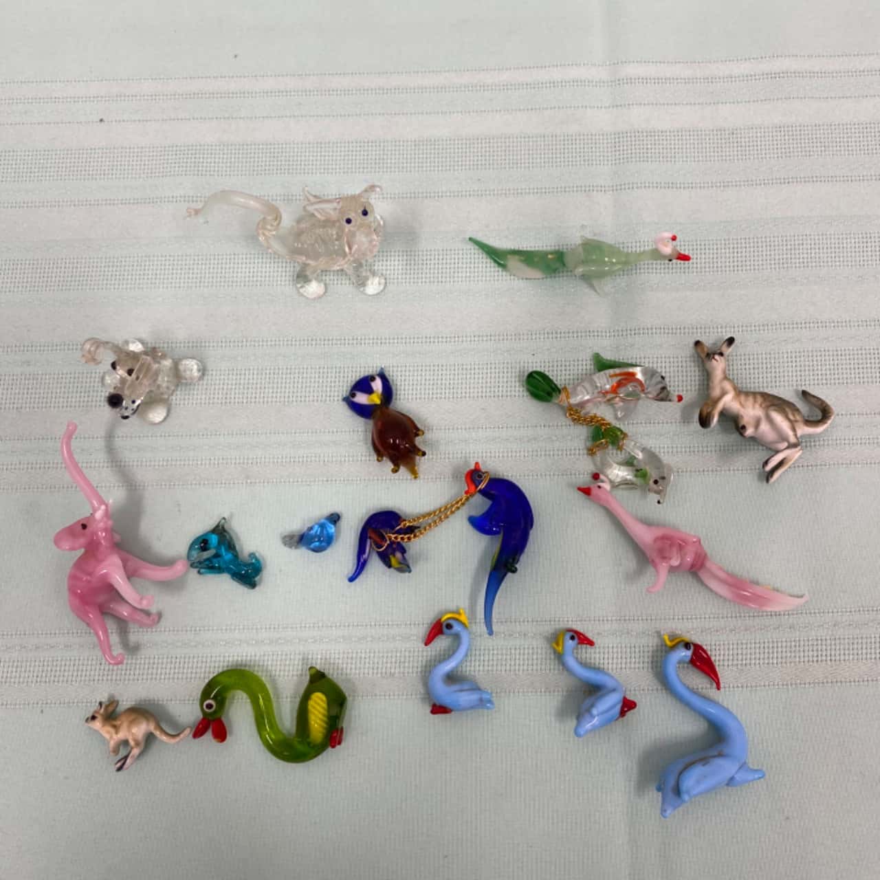 Collection of Hand Made Glass Animals (s)