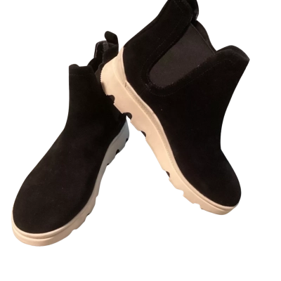 Nine West suede boots  Size 5 Black  / White 