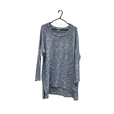 beme Womens Size S Long Sleeve Blue Zip Jumper