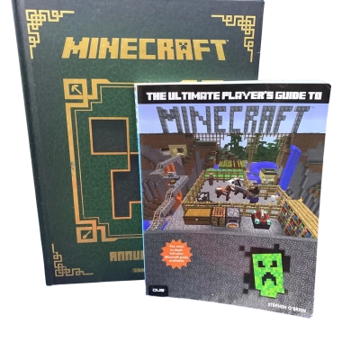 Minecraft books. Players guide & annual book. 