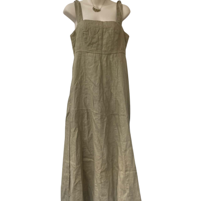 Seed Heritage Army Green Maxi Dress  Size 10 