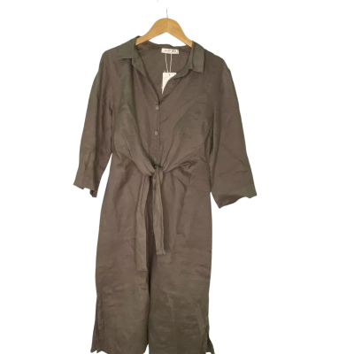 Worthier Womens  Size M / S Long Sleeve Dress Brown 