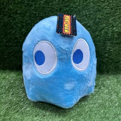 Pac-Man Blue Ghost Soft Toy (New)