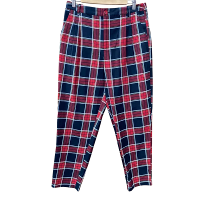 Dangerfield Black/Red Tartan Pants Size 12