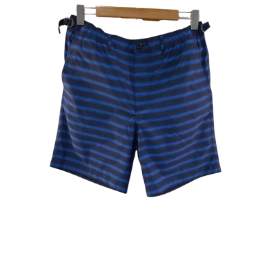 BNWT Tommy Hilfiger Mens  Size M Black  / Blue / Striped Shorts