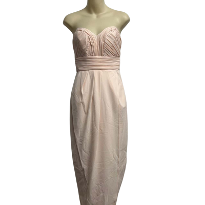Sheike Size 6 Strapless Pink Dress   