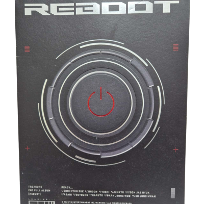 Reboot - Treasure 2nd Full Album - includes book & photos. 