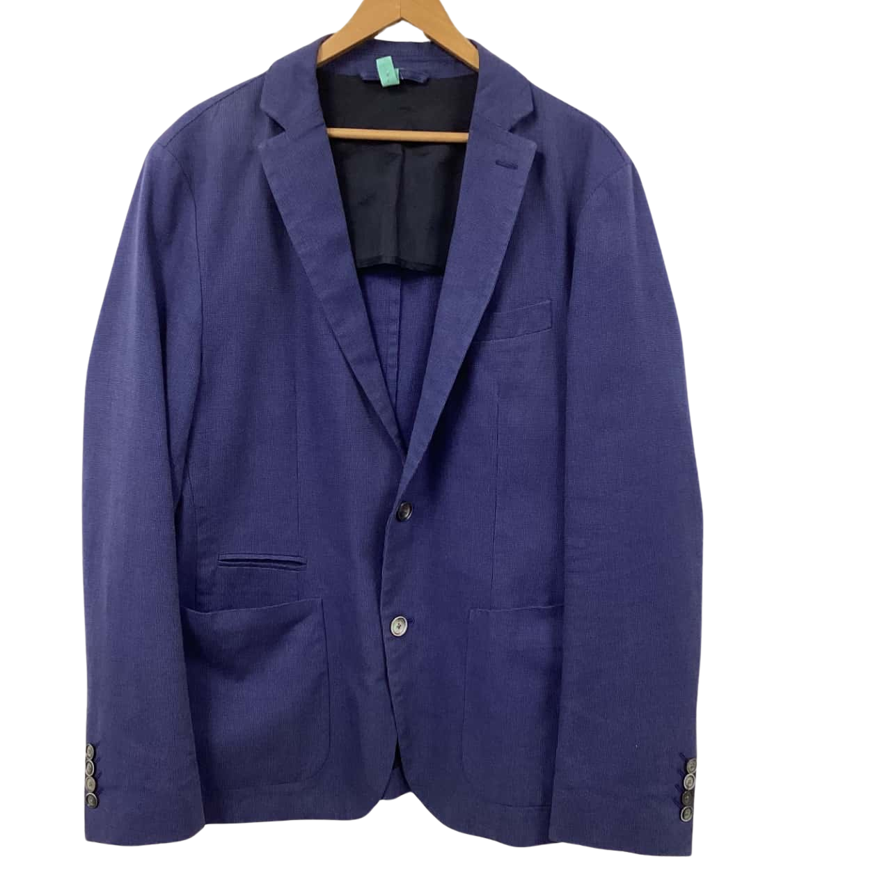 boss-mens-lightweight-100-cotton-jacket-size-50-vguc-lovely-blue-check