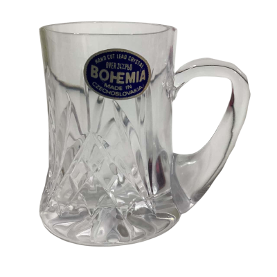 Bohemia hand cut lead crystal glass