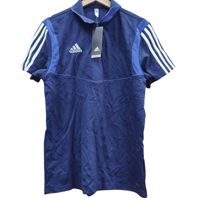 Adidas Mens Size M Polo Shirt Blue (4)