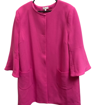 Capture Womens  Size 22 Textured Jacket Pink  