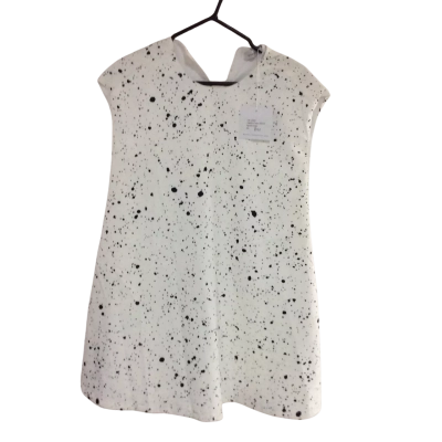  Neon Blonde Womens  Size XS Mini Dress / Sleeveless Dress  Black  / Off White / Pattern 