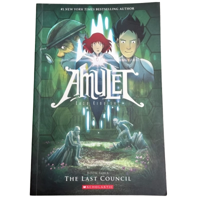 Amulet, The Last Council, Book 4, By Kazu Kibishi.
