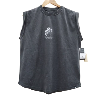 Rip Curl Mens Size M Short Sleeve Shirt Grey (11)