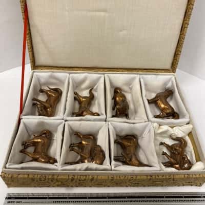 Boxed Chinese Zodiac Wealth Horse Set