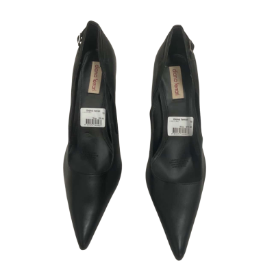 Womens Diana Ferrari Heeled Shoes Size 10 Black  