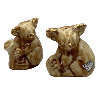 Vintage 1960s Marie Gardner Koala Salt & Pepper Ceramic     brica 1