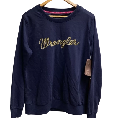 Wrangler Womens  Size 16 Crew Neck Jumper Navy Blue 